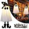 Flashing LED Specter Luminous Specter Ceiling Hanging Halloween Hanging Ornament  Porch