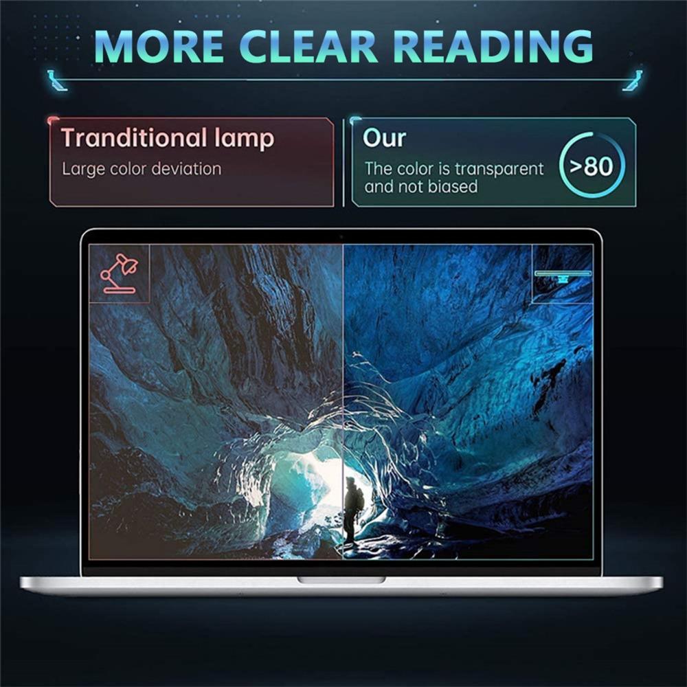 3 Color Temperature Monitor Light Bar Clip On LED Task Lamp Eye Caring E-Reading Lamp  Home