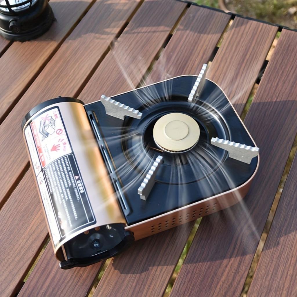 1pc Mini Portable Gas Stove, Barbecue Stove For Outdoor Camping Picnic