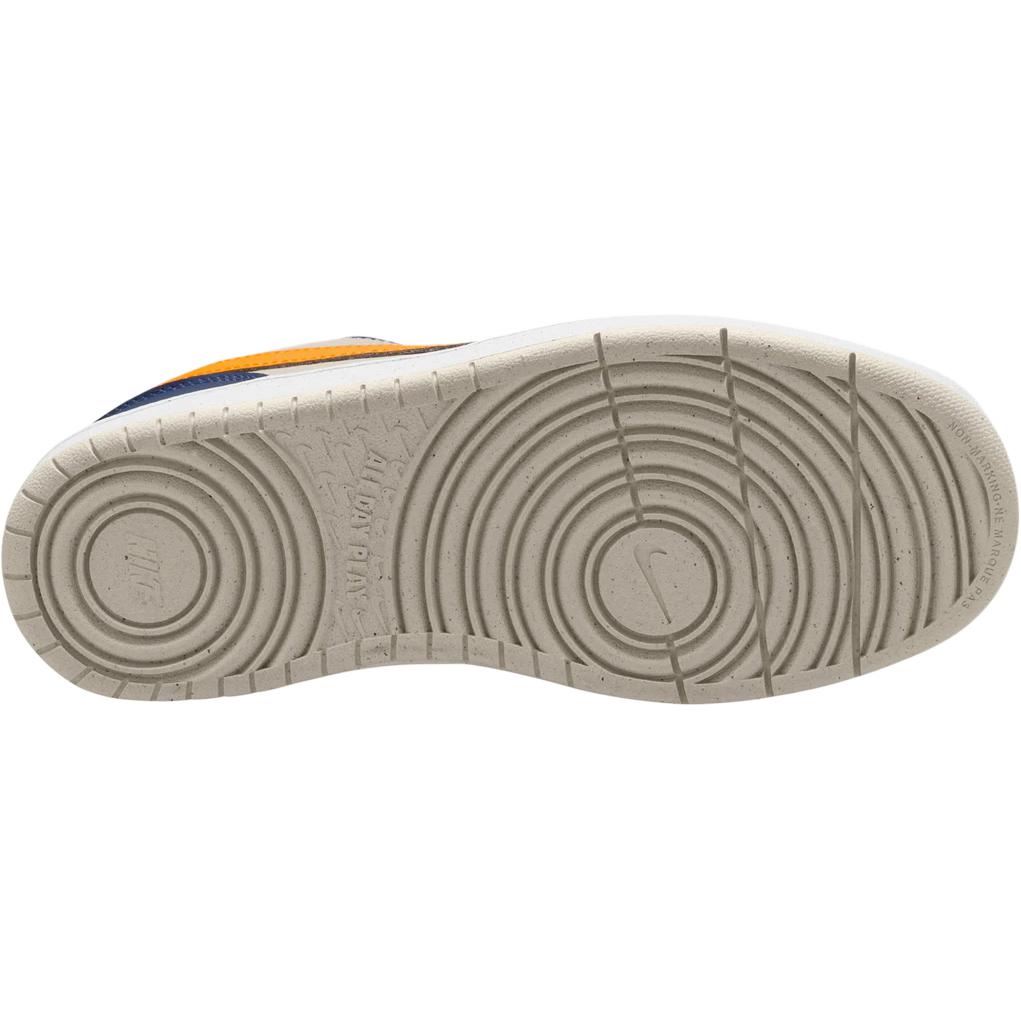Nike Court Borough Low Recraft GS Midnight Navy Orange Peel Kids Sneakers Blue Light-Orewood-Brown White DV5456-126