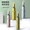 Creative Keychain Hook Umbrella Automatic Vinyl Tri-fold Umbrella 8 Bone Sunscreen Parasol Lock