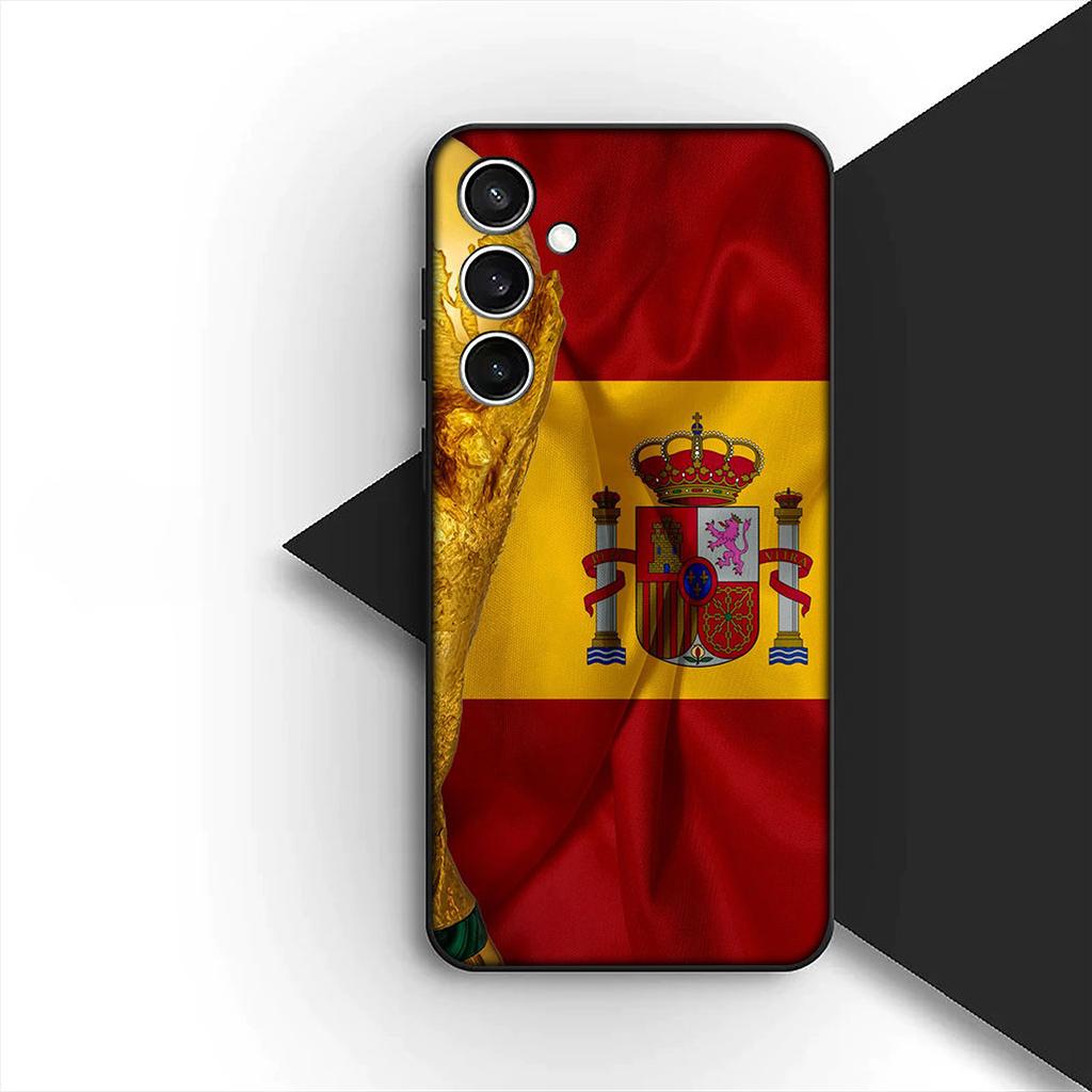 Чехол для Xiaomi Poco C75 C65 C85 X7 X6 M8 F7 F8 Ultra F6 Pro Чехол для телефона Защитный чехол Испания Футбол № 19 Футбол №19 Флаг