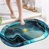 Light Luxury Simple Diatom Mud Bath Mat Bathtub Border Slippery Absorbent Mat Bathroom Door Carpet