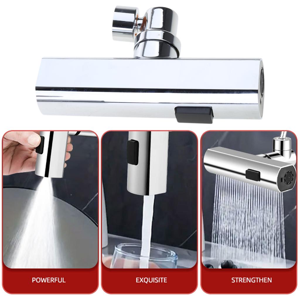 Многоугольный регулируемый по скорости пенообразователь Насадка для смесителя в ванной комнате с вращением на 360 градусов для разнообразного применения жидкостей