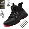 Safety Work Boots Men Steel Work Sneakers Indestructible Shoes Anti-smash Anti-puncture Work Shoes Male Warehouse, Mining Boots