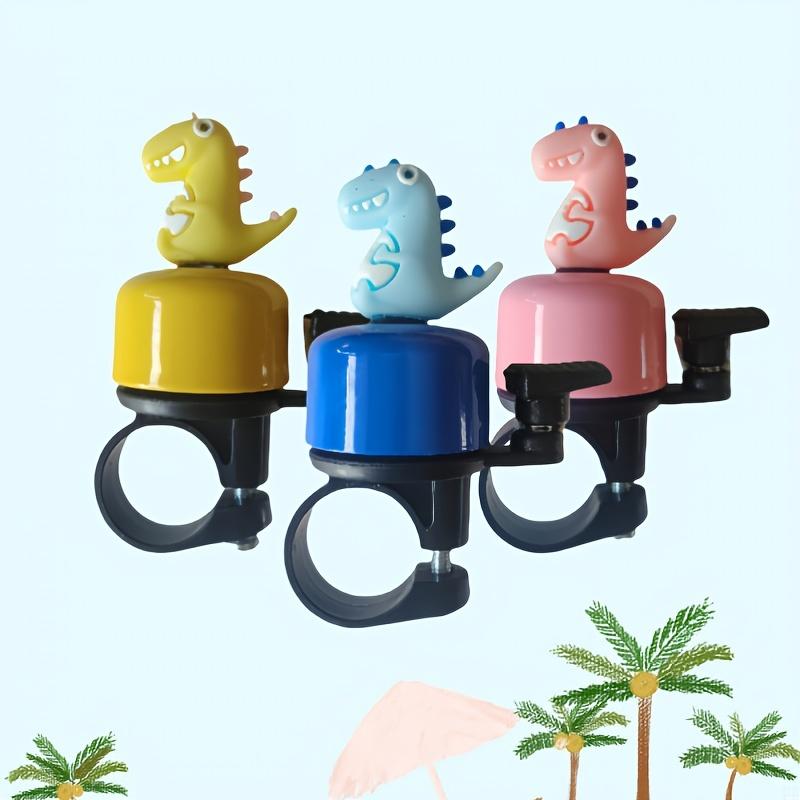 Loud 120 Decibel Roar, Designs with Playful Dinosaur Figures - Durable, Fun Accessory for Mountain Bikes and Road Cycle Car bell