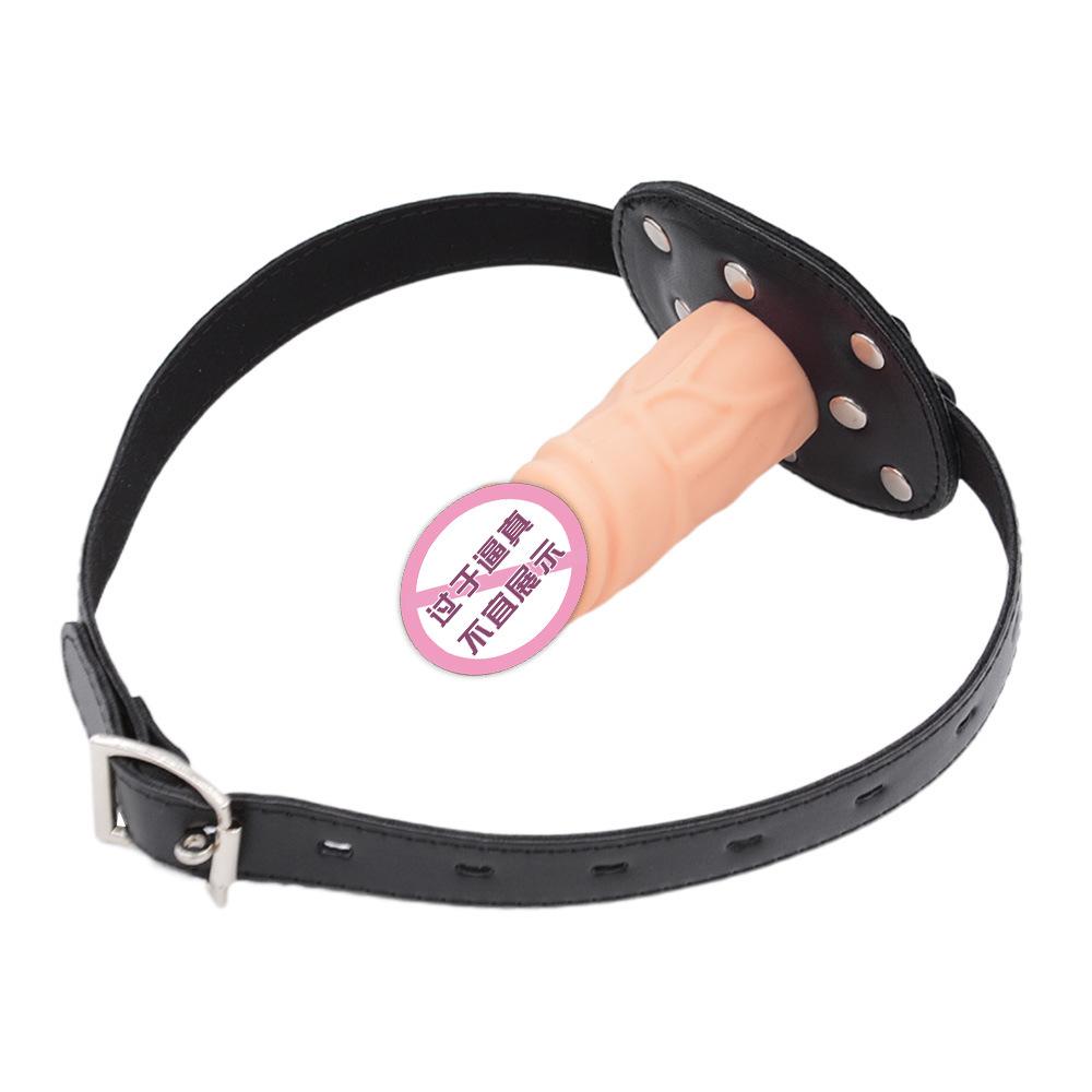 SM Силиконовые дилдо Шариковый кляп Глубокая глотка Пенис Рот Шарик Сексуальная секс-игрушка Взрослые секс-товары Женский раб Связывание Обучение