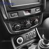 Наклейка из настоящего мягкого углеродного волокна для Dacia Duster 2014 2015 2016 2017 2018 LHD RHD Автомобиль Рамка кондиционера Центральной консоли Внутренняя отделка