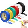 Изолента виниловая, 6 цветов, 6,3 дюйма (16 мм x 10 м), электрический
