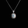 S925 Silver Good Quality Ethiopia Opal Pendant Necklace Natural Gemstone Fine Jewelry for Women & Lady Birthday Party Gift