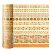 10 Rolls Retro Boho Washi Tape Set Vintage Bohemian Tribal Motifs Sun Moon Plants Decorative Masking Tape for Journaling