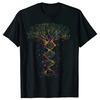 Funny Tree Of Life DNA Geek Graphic 100% Cotton T-shirts Men Women's Fashion Casual Tshirt Loose Oversized Streetwear T Shirt