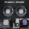 LED Fog Lights For Mitsubishi ASX 2011 2012 2013 DRL Daytime Running Light Fog Lamp Headlight Halogen Cover Hood Frame Bezel 12V