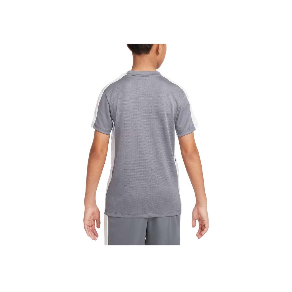 Nike Dri-Fit Trophy 23 Удобная Стильная Простая Футболка с Коротким Рукавом Детские Топы Дымчато-Серый HF8079-085