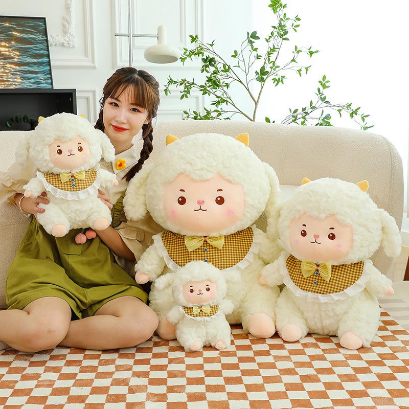 Cute Clouds Sheep Doll Plush Toy Girl Bed Sleeping Doll Night Market Stall Doll