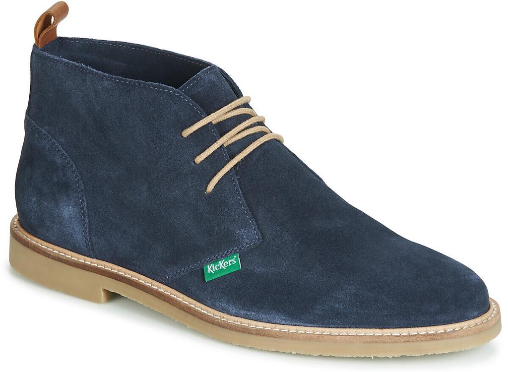 Kickers Tyl Boots for Men Blue Nubuck