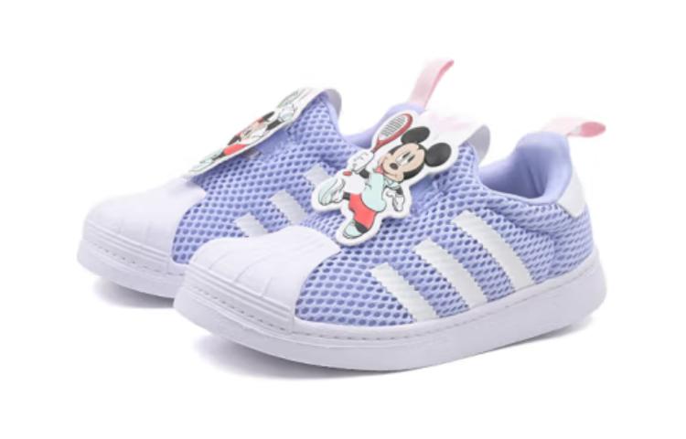 adidas Оригинальные детские скейтбордические кроссовки SUPERSTAR 360 для дошкольников IE0680