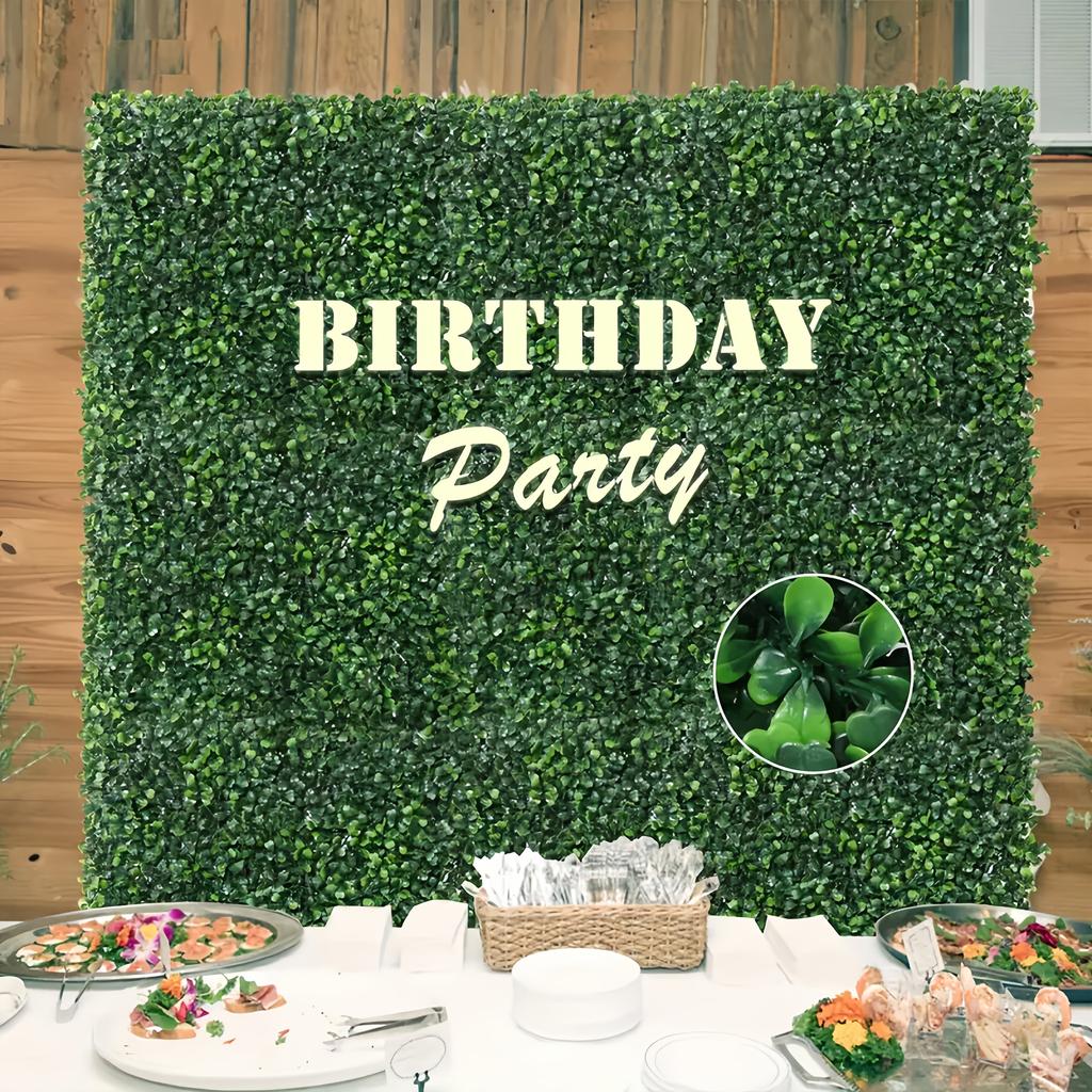 3 шт. Имитация растения - Подвесной декор для улицы/помещения, Подходит для сада, патио, отеля, Дня благодарения, Прочная искусственная зеленая стена, Украшение для двора и дома