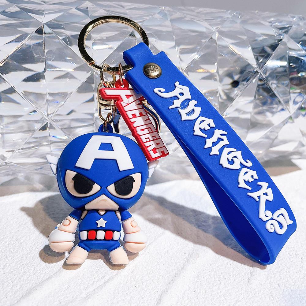Delightful Avengers Keychain Marvel Characters Keyring Ideal Party Favor
