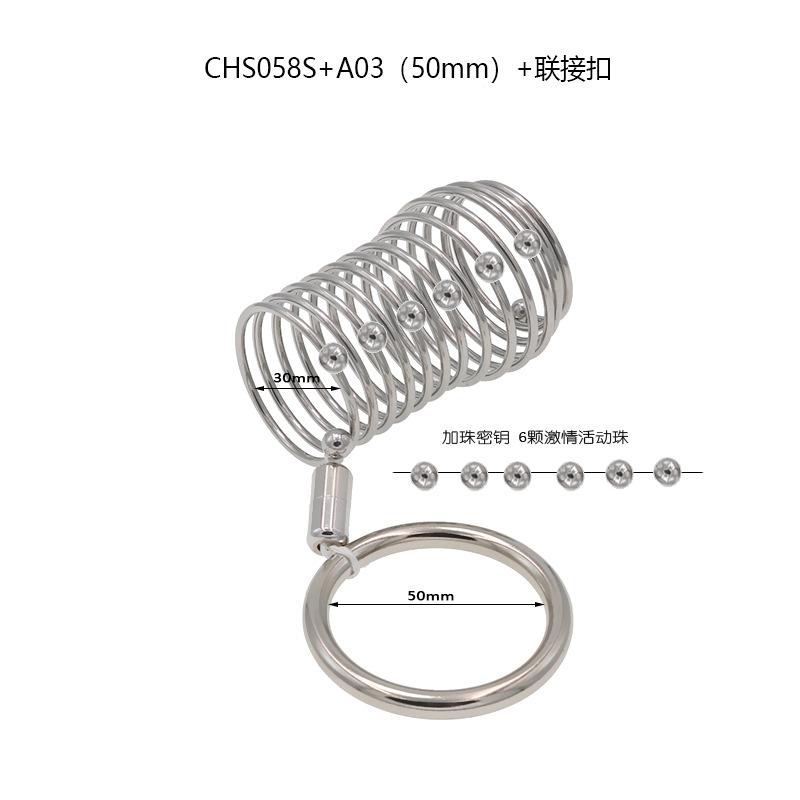 Кольцо для пениса из нержавеющей стали Экзотический презерватив Страсть 8 бусин Секс-помощь Инструмент для пар Секс-игрушки Товары для взрослых Анти-офф