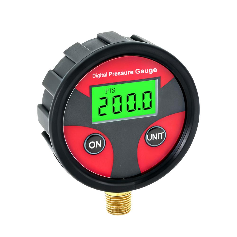 1/8 Inch Digital Tire Pressure Gauge with LCD Backlight Display 0-200PSI Range - High Accuracy Pressure Tester for Car Truck