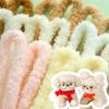 Plush Rabbit Hair Iron Wire Thread Twist Rope Ribbon Bar Strip Stick String Multicolor Felt Fabric DIY Doll Sewing Accessories