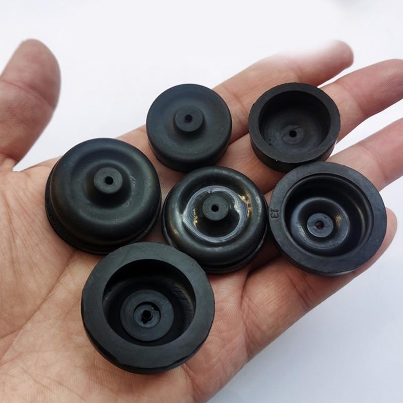 6 шт. Наборы для замены диафрагмы воздушных насосов Мягкая резина Силиконовая чашка Части Аксессуары Для аквариумных систем воздушных насосов