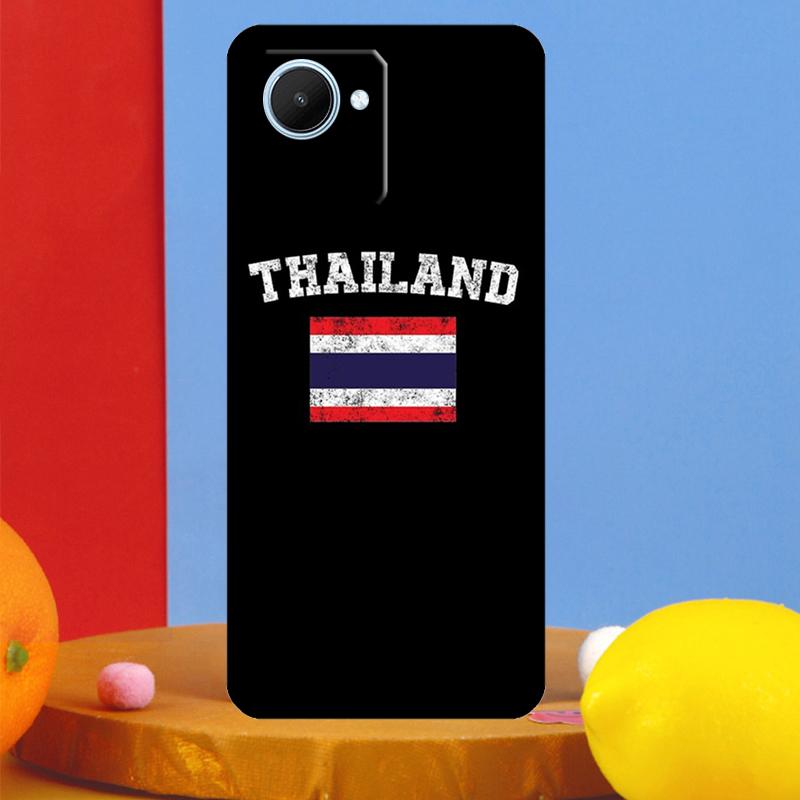 Карта с флагом Таиланда для Realme 15 Pro 10 11 12 13 14 Pro Plus GT6 GT7 C61 C67 C63 C71 C55 C51 C65 C53 C75 Чехол