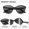 Солнцезащитные очки WIMN Retro Square Frame из легкого материала с антибликовым покрытием