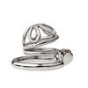 Stainless Steel Small Male Chastity Device Ergonomic Design Stealth Lock for Adults Solitary Extreme Confinement Cage