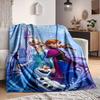 1Pc Frozen Sisters Adventure Blanket Soft And Comfortable Casual Warm Camping Travel Christmas Halloween Xmas Gift M928400
