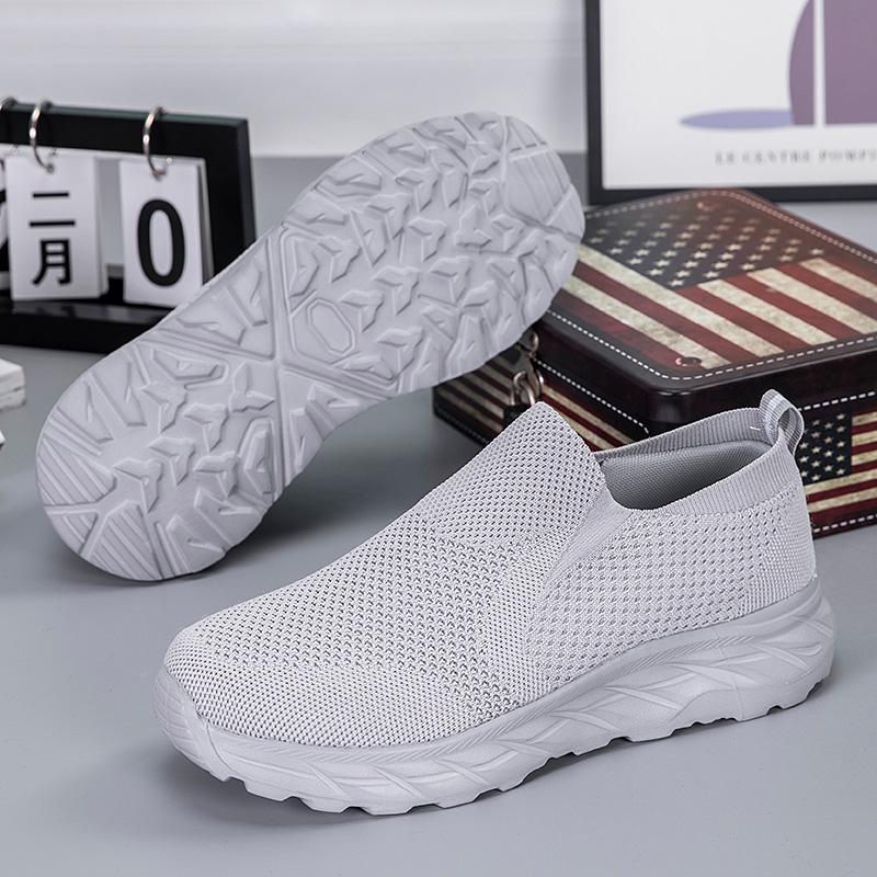 Мужские и женские кроссовки для ходьбы Модные новые сетчатые дышащие повседневные кроссовки Дышащие спортивные кроссовки с мягкой подошвой для женщин