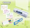 3D LED Fluorescent Children's Drawing Board – Multifunctional Early Education Luminous Toy