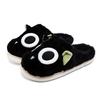 Зимние хлопковые тапочки женские домашние нескользящие и теплые плюшевые хлопковые туфли милые плюшевые тапочки с головой животного мужские