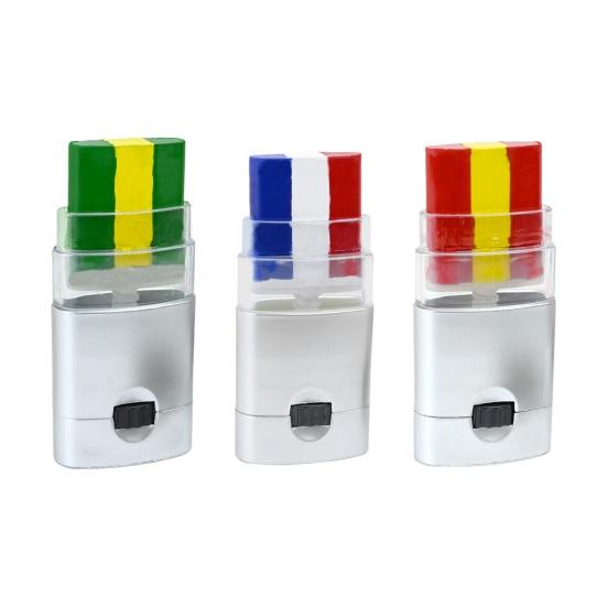 3 цвета Патриотическая краска для лица Спортсмены Любители спорта Взрослые Дети Крем для рисования лица Спортивные мероприятия Хэллоуин Косплей Вечеринка Лицо Боди-Арт Косметика