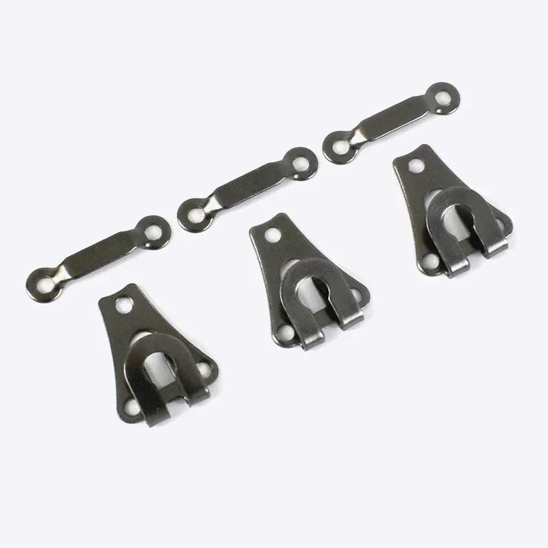 20-100 комплектов металлических крючков для брюк, брюк, пуговиц, костюма, пальто, пряжки, женская юбка, невидимая застежка, аксессуары для шитья своими руками