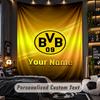 TapestryBorussia Dortmund Custom Name Text Personalized Wall Hanging Tapestry Home Wall Decor