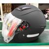 A standard national standard 3C certification motorcycle helmet four seasons electric car helmet unisex warm half helmet riding