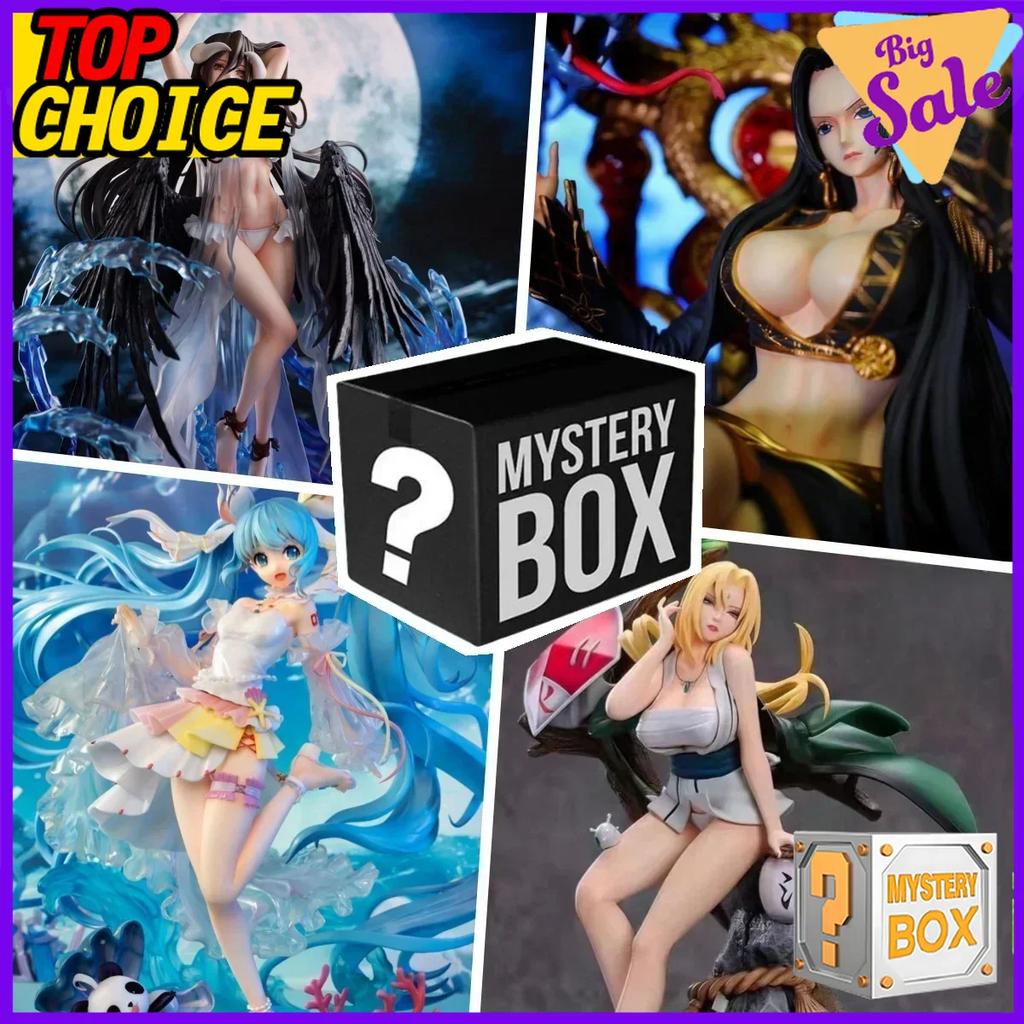 Аниме Фигурка Mystery Box 30см Наруто Ван Пис Хатсуне Мику Клинок Рассекающий Демонов ПВХ Статуэтка Коллекционная Милая Сексуальная Девушка Модель Слепой Бокс