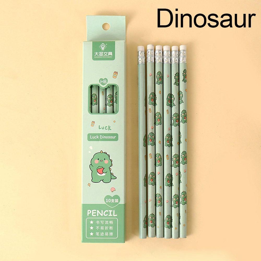 10Pcs Stationery Writing Pencil Sketch Painting Pencil High-quality HB Pencil Office