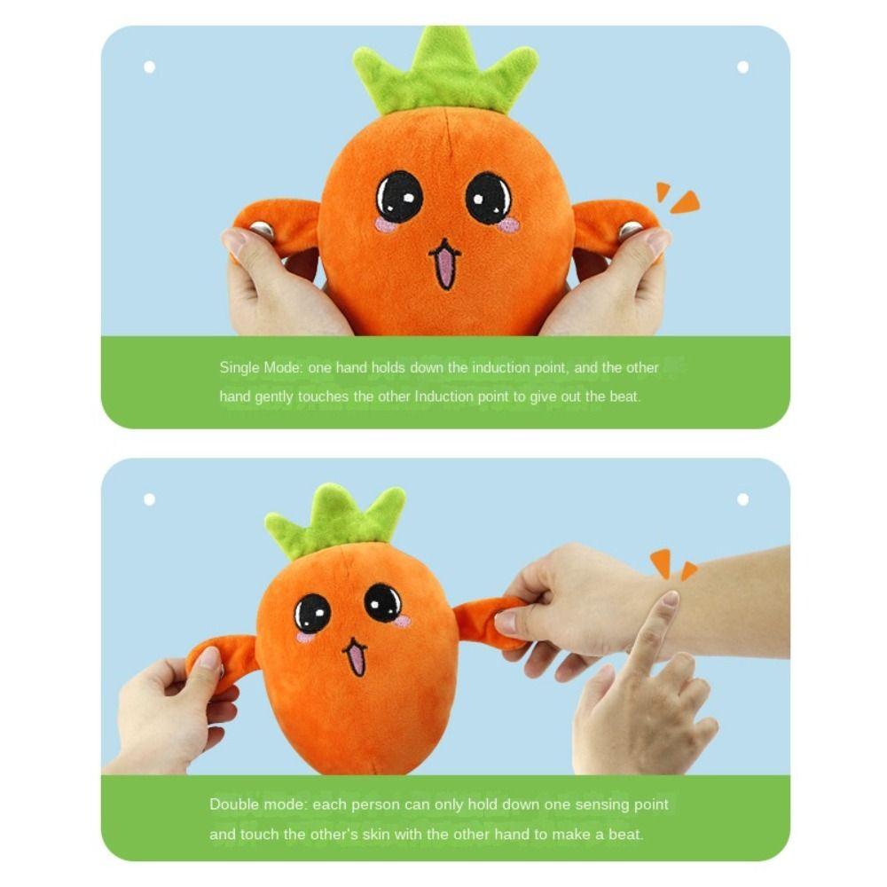 Плюшевая игрушка Фрукты Чувствительный Удар Пианино Интерактивная Музыкальная Игрушка Тряпичная Кукла Музыкальная Кукла