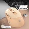 Перезаряжаемая мышь Type-C, бесшумная беспроводная Bluetooth-мышь с двумя режимами