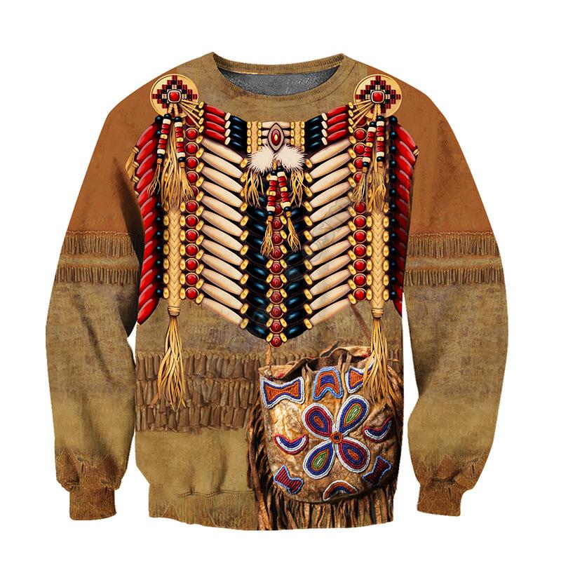 Весна Новая Мужская Толстовка Модная 3D Цифровая Свободная Повседневная С Круглым Вырезом Пуловер Топ