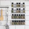 2/4Pcs Storing Space-Saving Convenient Wall-mounted Seasoning Spice Jars Organizer Spice Rack