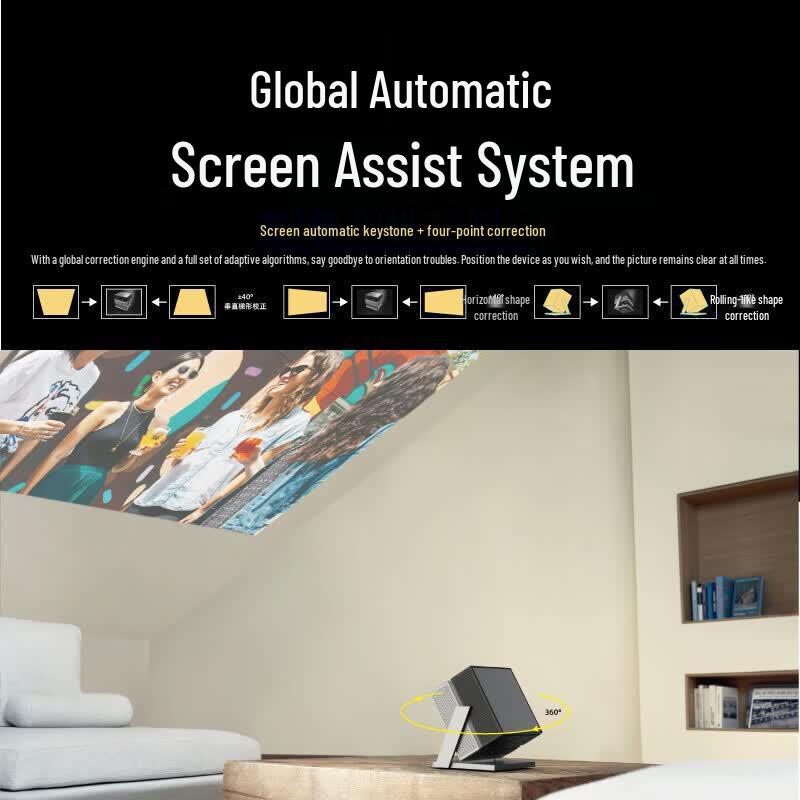 Lansheng Carden V5i 4K DLP Tri-Color Laser Projector (CN version)