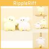 Cute Mini Duck Plush Keychain Soft Stuffed Animal Bag Charm Fluffy Ducklet