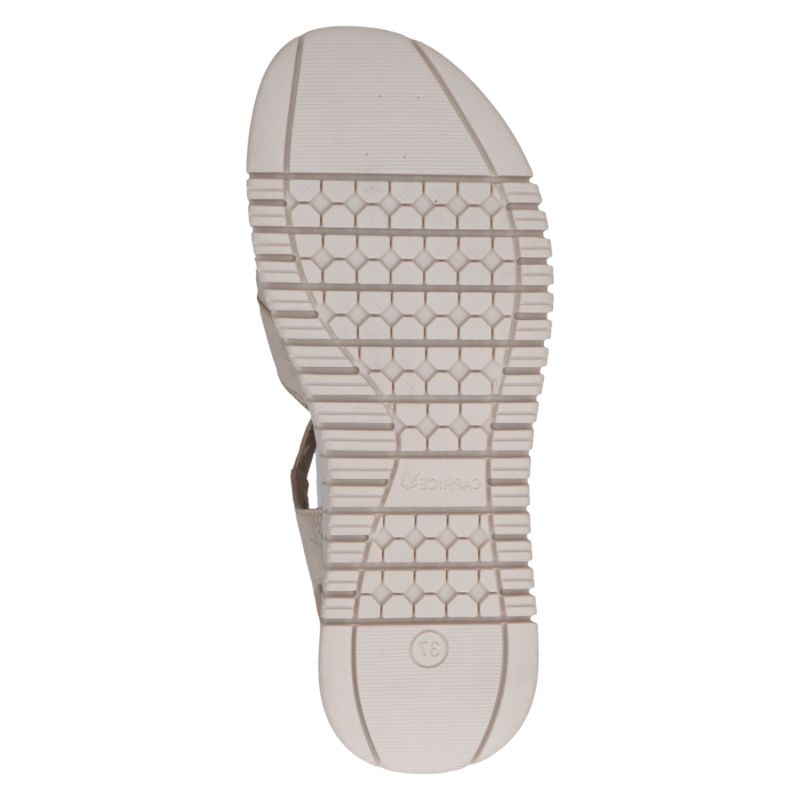 Platinum Metallic Sandals 36/41 Woman CAPRICE