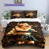 1PC Ayliva theme pattern Bedding Quilt Set Quilt Cover Pillowcase Home Decoration Birthday Gift (1 * duvet cover + 16 * pillowcase, without core)