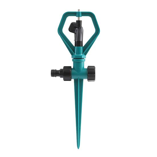 Вращающийся на 360 градусов разбрызгиватель для газонов с колышком. Простая сборка. Настраиваемая зона распыления. Автоматический разбрызгиватель воды.