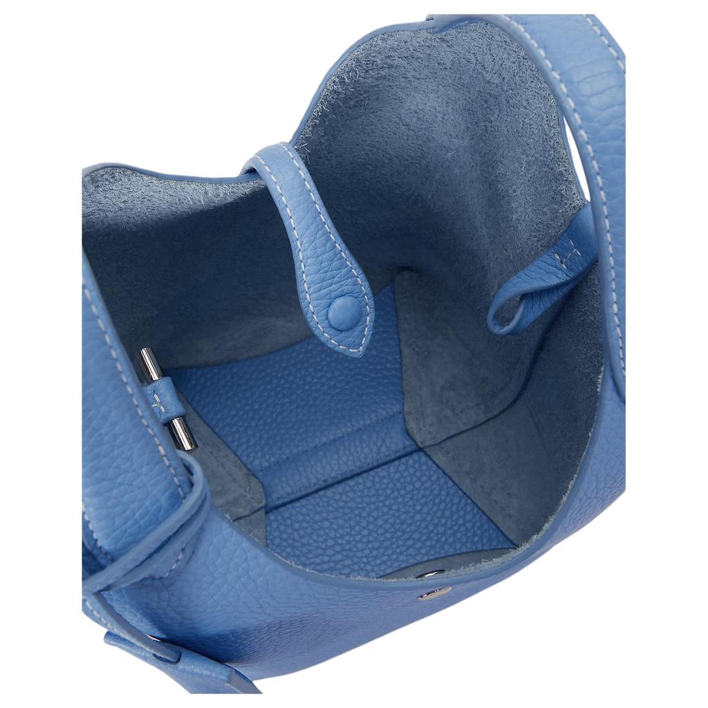 Polo Ralph Lauren Polo Play Iconic Brand Carved Hardware Detachable Crossbody Strap Leather Basket Tote Bag Small Women handbags 3616857282246